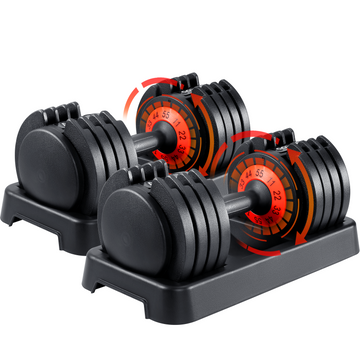 25/55lbs Adjustable Dumbbells